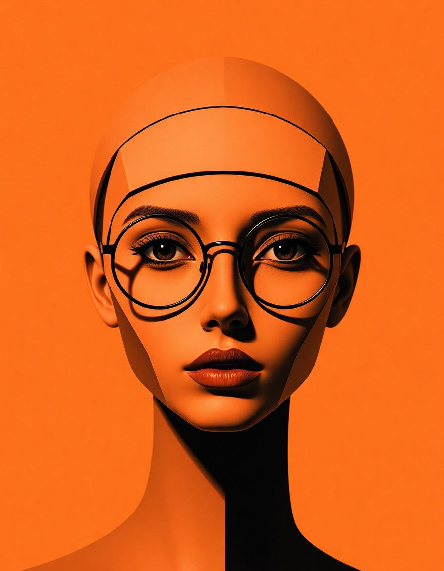 An AI agent portrait